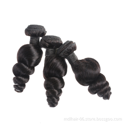 Wholesale mink Raw Virgin Brazilian Hair Bundle Raw Brazilian Virgin Cuticle Aligned Hair Remy 100% Human Hair Weave